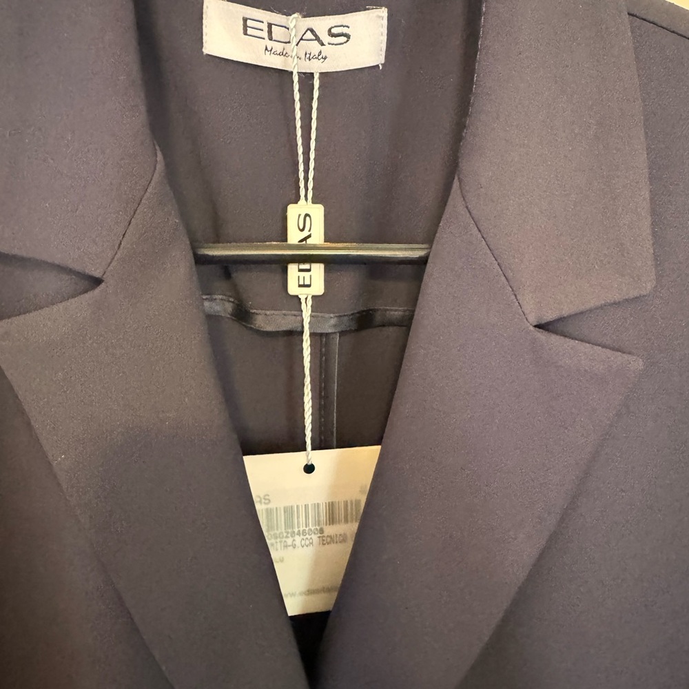 Women's Navy & black Blazer - Picture 3 of 6